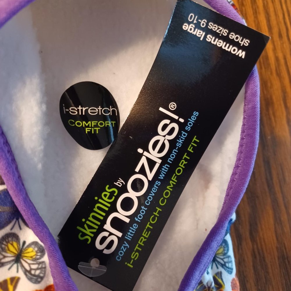 Women's Snoozies 'Skinnies' with travel pouch, Size L - 9/10, NWT - Picture 6 of 8